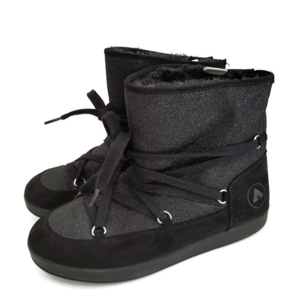 black suede pixie boots